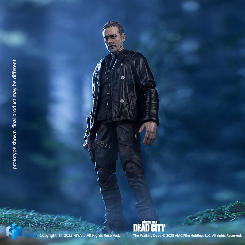 The Walking Dead Zarif Mini Aksiyon Şekil 1/18 Dead City Negan 11 cm