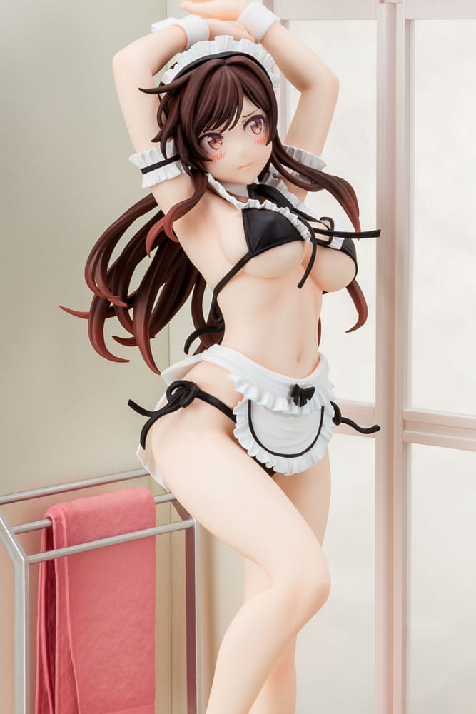 Rent-A-Girlfriend PVC kip 1/6 Chizuru Mizuhara Maid Bikini ni Okigae 30 cm