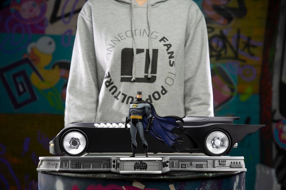 Batman the Animated Series (1992) Art Scale Set Deluxe 1/10 Batman og Batmobile 24 cm