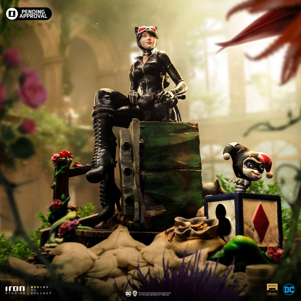 DC Comics Deluxe Art Scale Statup 1/10 Catwoman (Gotham City Sirens) 21 cm