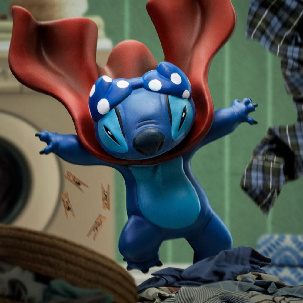 Lilo & Stitch Art Scale Statue 1/10 Stitch vaskeri 19 cm