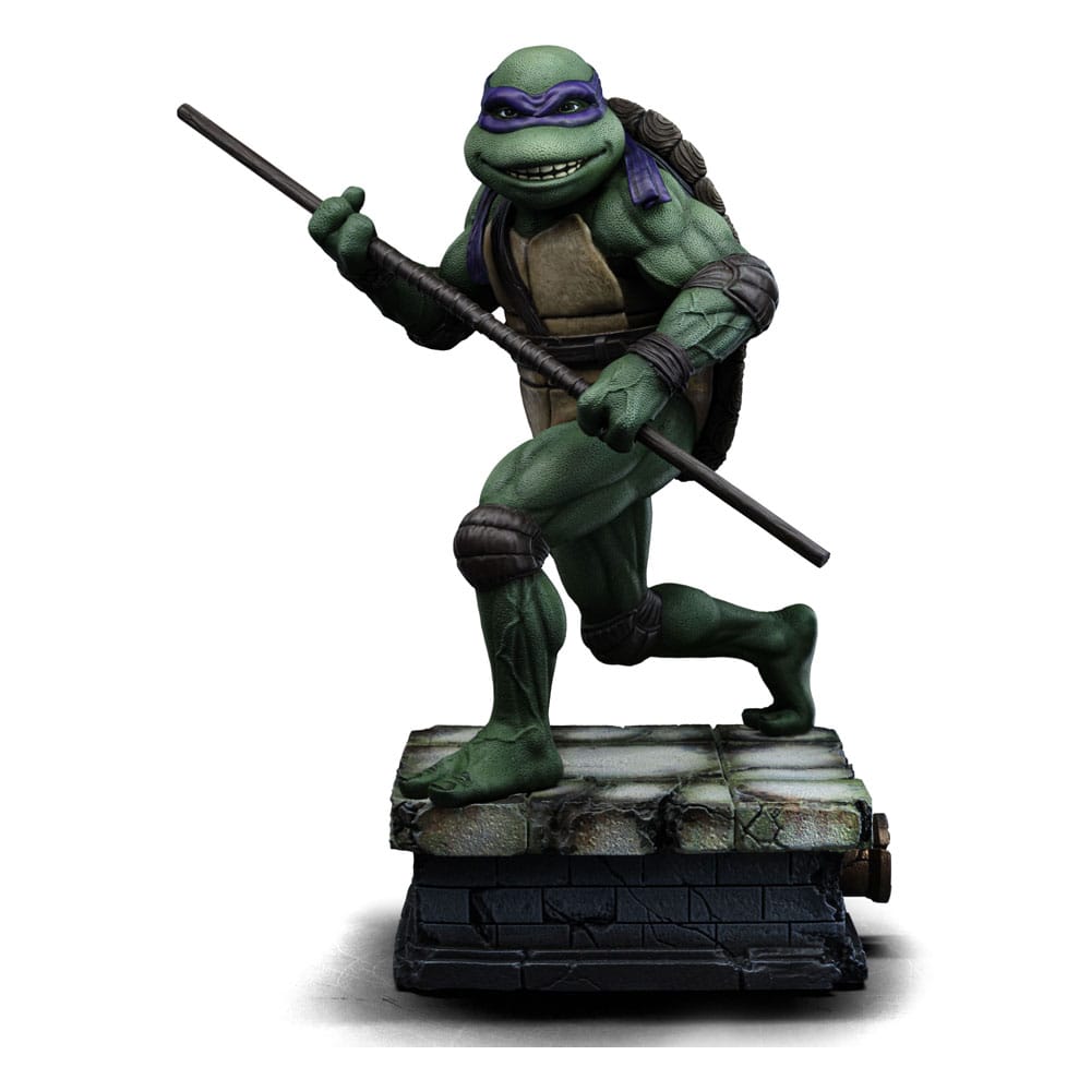 Estatua de escala de arte de Turtles Ninja Turtles adolescentes 1/10 Donatello 18 cm