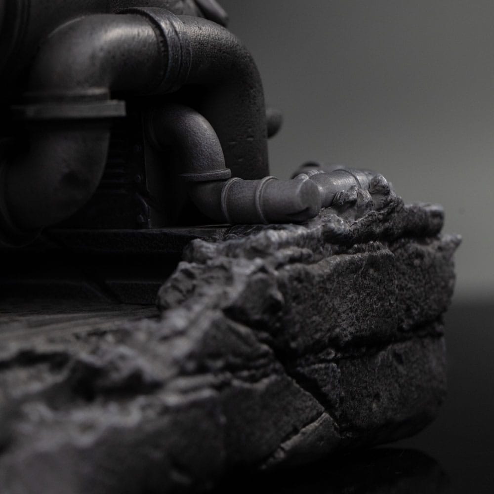 Estatua a escala artística de las Tortugas Ninja Mutantes Adolescentes 1/10 Leonardo Variante en blanco y negro 26 cm heo exclusivo