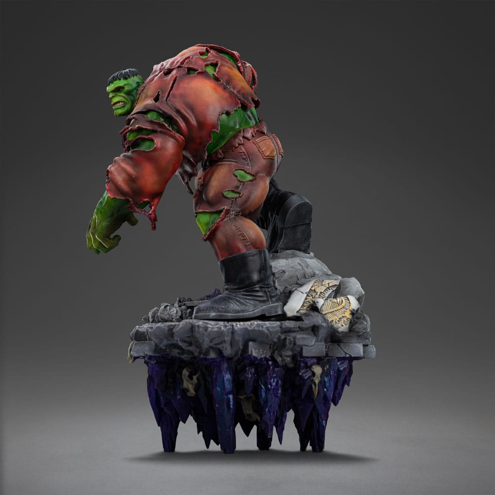 Marvel BDS Sanat Ölçeği Heykeli 1/10 Sonsuzluk Dayağı Hulk Deluxe Diorama 32 cm