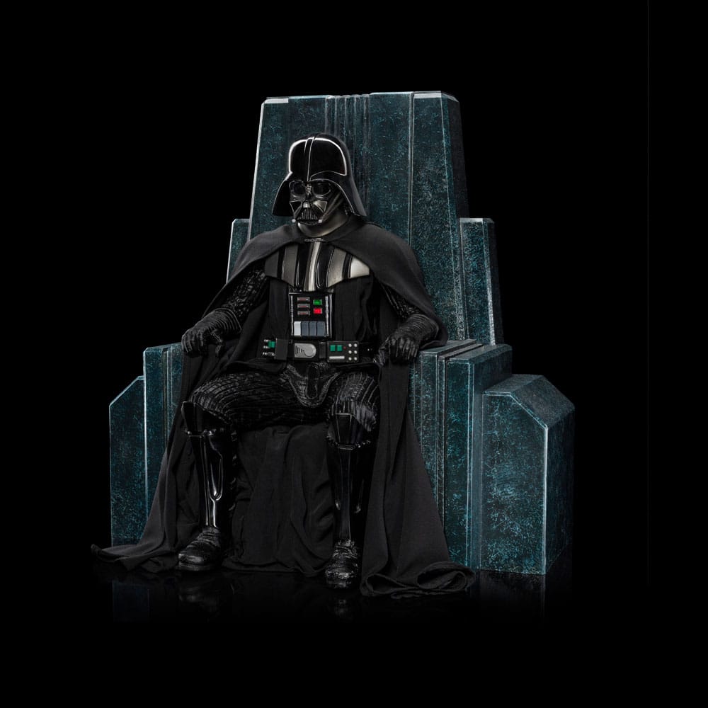 Yıldız Savaşları Sanat Ölçeği Heykeli 1/10 Tahtta Darth Vader 18 cm