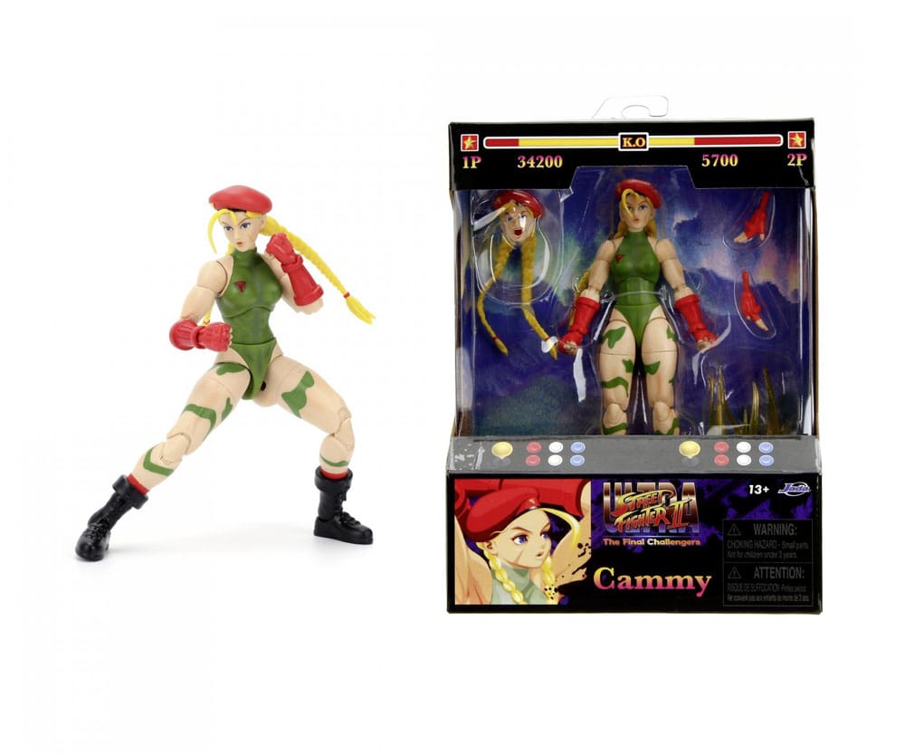 Ultra Street Fighter II: The Final Challengeers Action Şekil 1/12 Cammy 15 cm