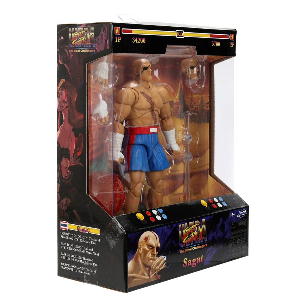 Figura Ultra Street Fighter II: The Final Challengers 1/12 Sagat 19 cm