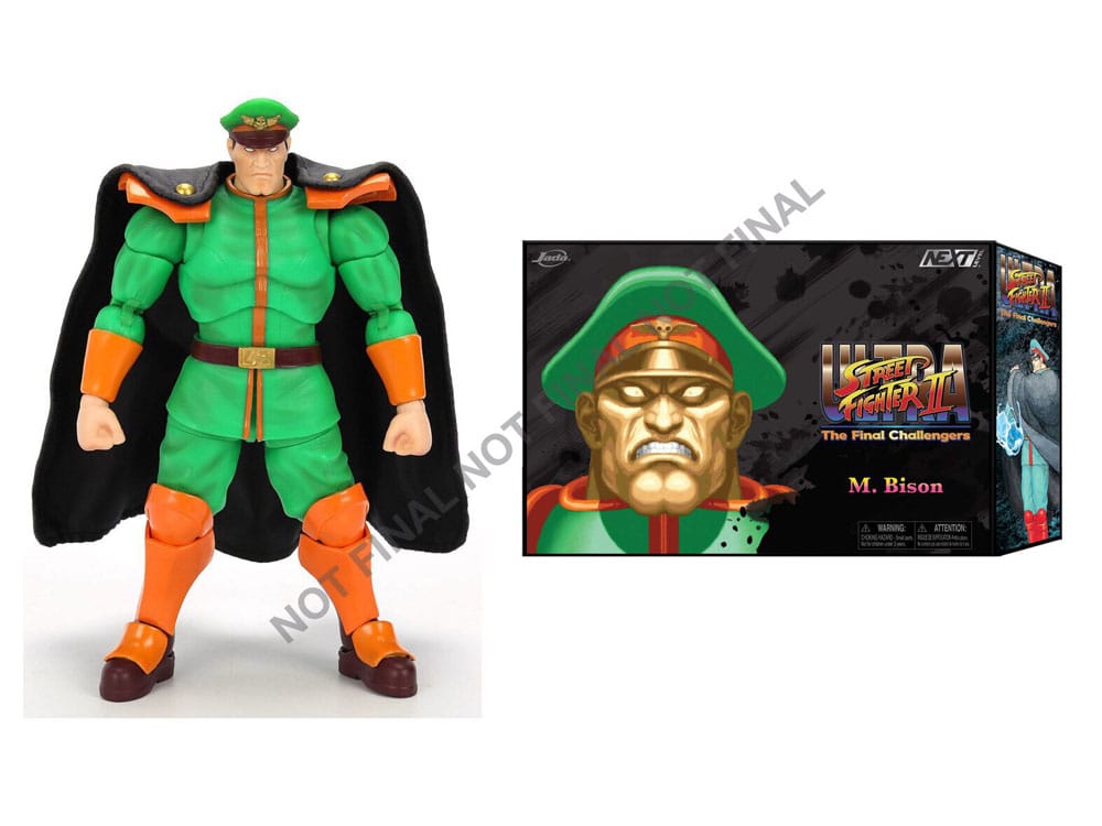 Ultra Street Fighter II: Son Meydan Okuyanlar Aksiyon Figürü 1/12 M. Bison Deluxe 15 cm