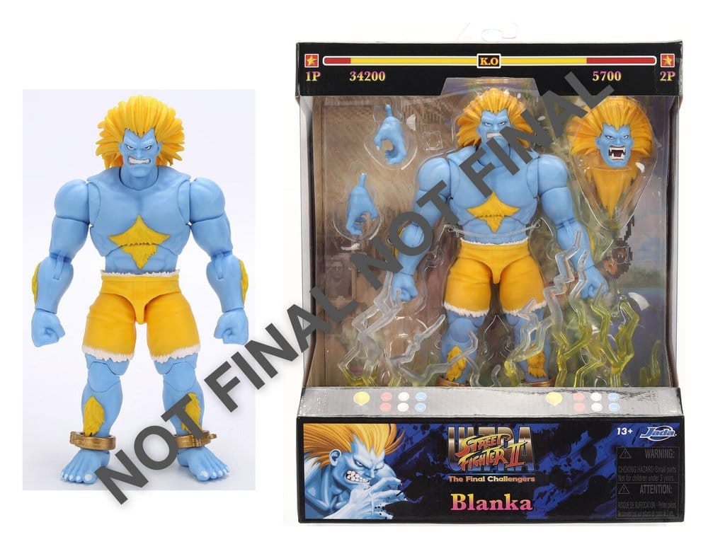 Street Fighter II Action Figur Blanka P2 19 cm