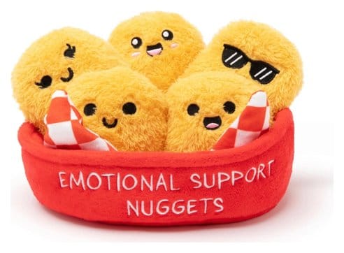 Relatable følelsesmæssig støtte Plys figur Nuggets