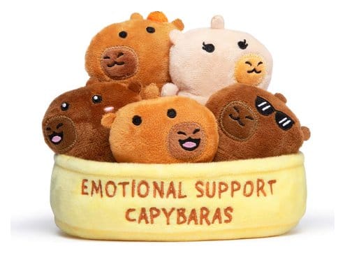 Herkenbare emotionele steun pluche figuur Capibara's