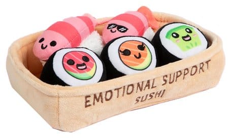 Zuordenbare emotionale Unterstützungs-Plüschfigur Sushi