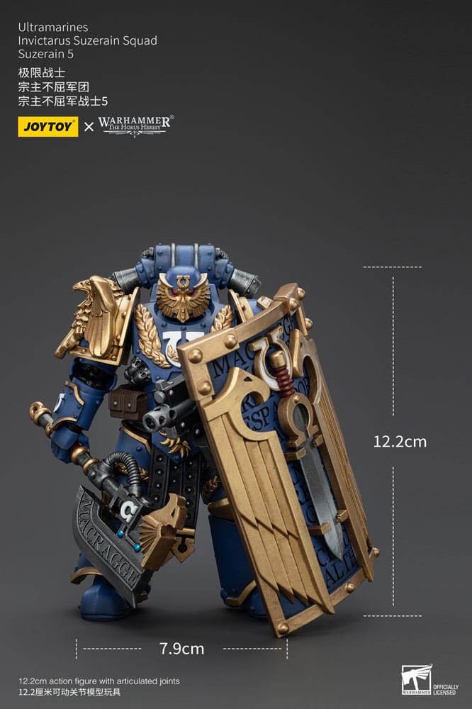 Warhammer Horus Heresy Action Şekil 1/18 Ultramarinler Invictarus Suzerain Squad Suzerain 5 12 cm