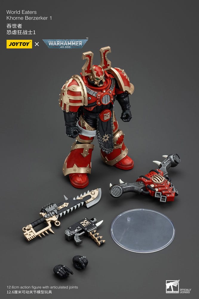 Warhammer 40k Action Abbildung 1/18 Weltesser Khorne Berzerker 1 13 cm