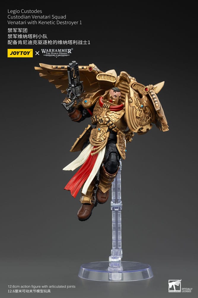 Warhammer The Horus Herejía Acción Figura 1/18 Legio Custodia Custodio Venatari Escuadrón Venatari con Kenetic Destroyer 1 13 cm