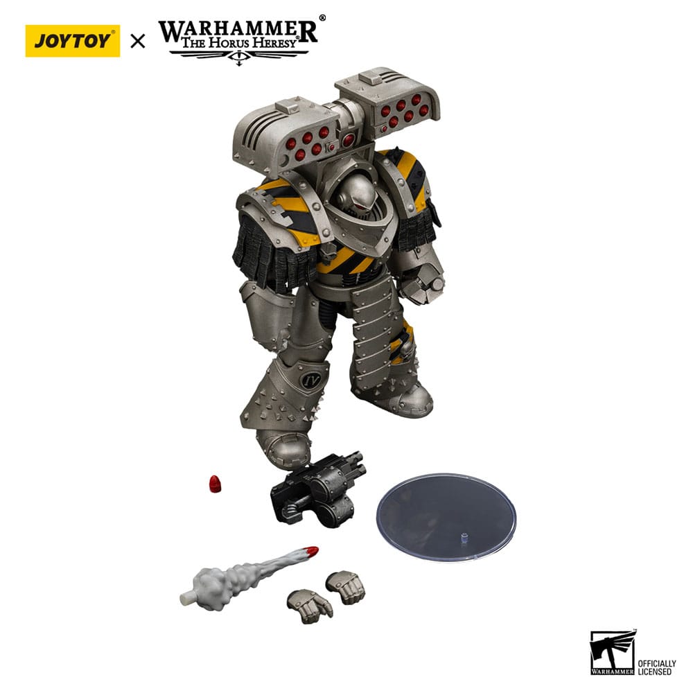 Warhammer Horus Heresy Aksiyon Figürü 1/18 Roketatar ile Demir Savaşçılar Tyrant Siege Terminatör 14 cm