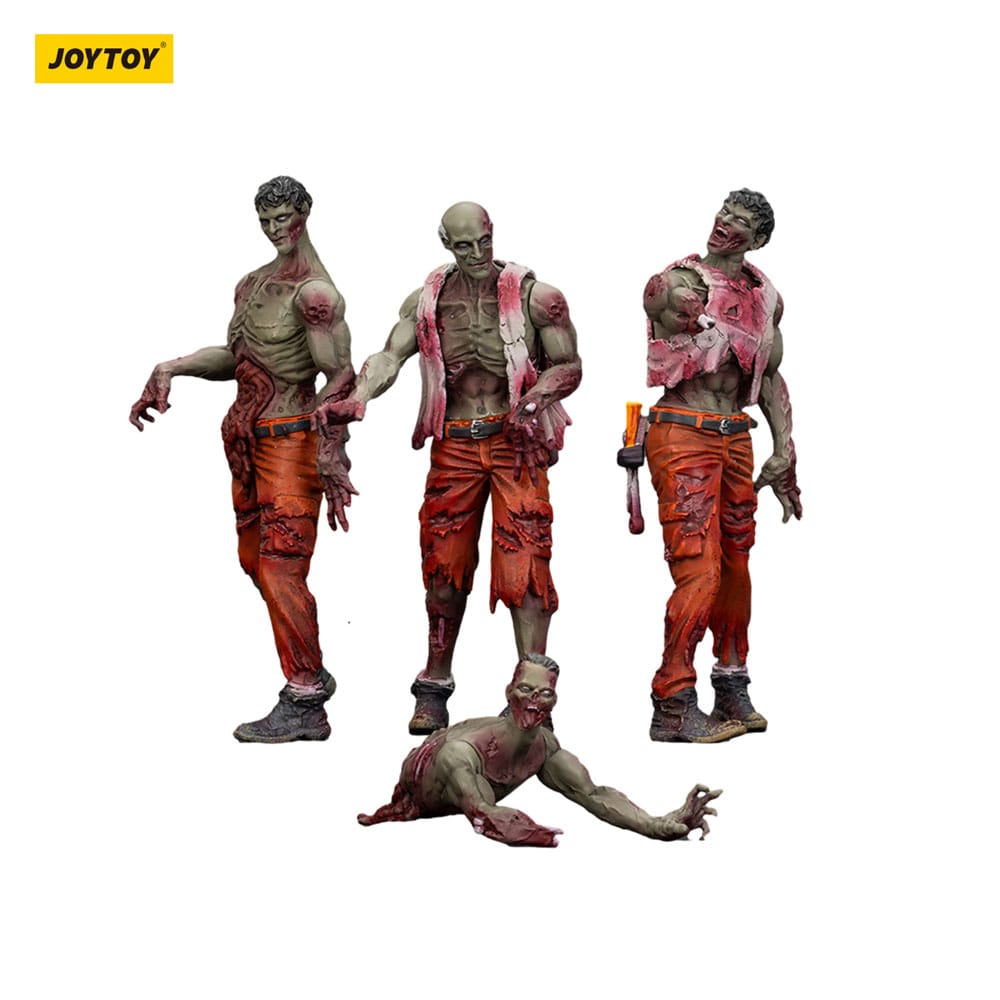 Zombie Dark Source-actiefiguren 4-pack Mechanic Team 8 cm