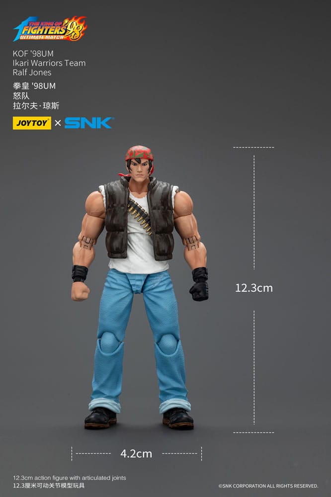 The King Of Fighters '98 Action Figur Hero Team Ralf Jones 12 cm