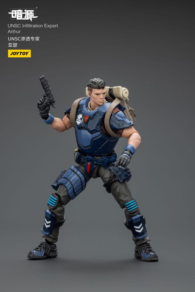 UNSC Dark Source-actiefiguur Infiltratie-expert Arthur 7 cm