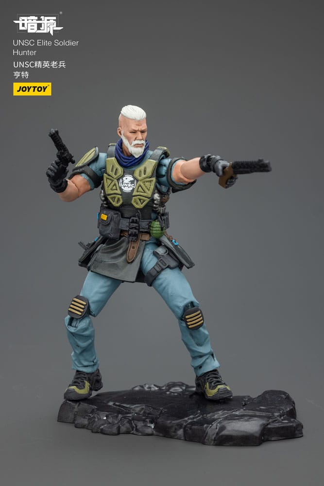 UNSC Dark Source-actiefiguur Elite Soldier Hunter 7 cm