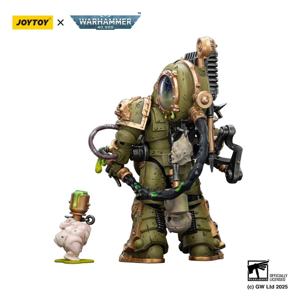 Warhammer 40,000 Figura de acción Death Guard Foul Blight engendra con pulverizador de plaga 12 cm
