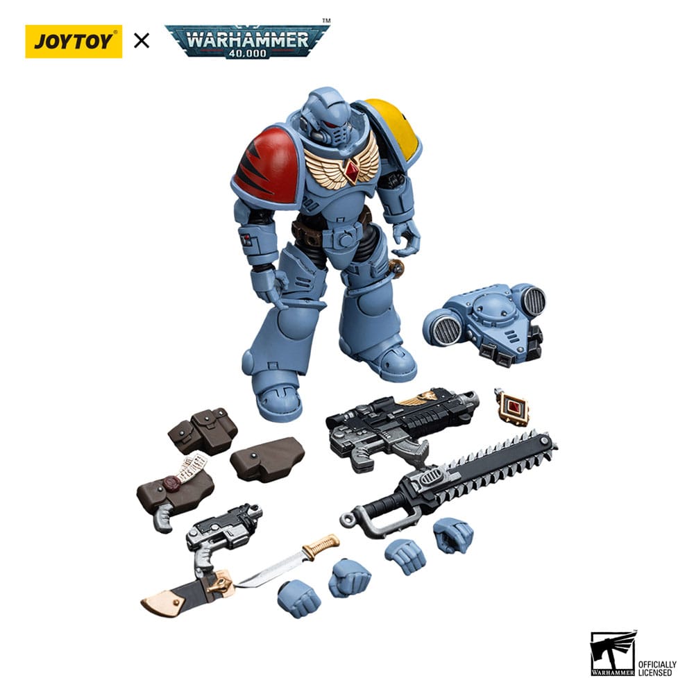 Warhammer 40K Actie Figuur 1/18 Space Wolves Intercessors 12 cm