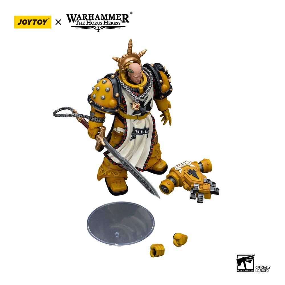 Warhammer Horus Heresy Action Şekil 1/18 İmparatorluk Yumrukları Sigismund, İmparatorluk Yumruklarının İlk Kaptanı 12 Cm