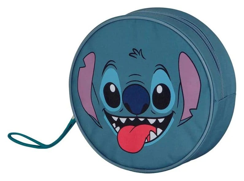 Borsa da toilette Jumbo Lilo & Stitch Face Blu