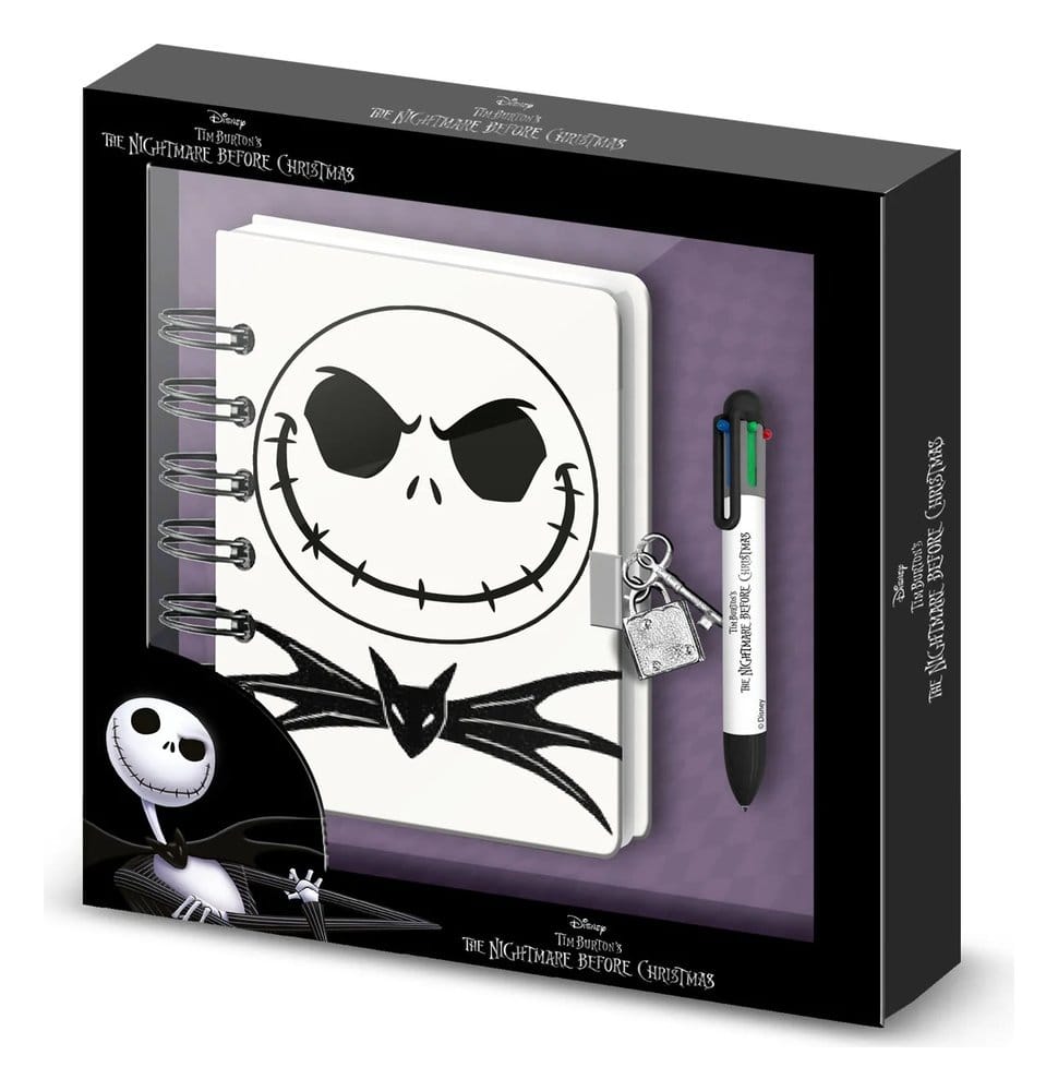 Noćna mora prije Božića Poklon set bilježnica s olovkom Jack