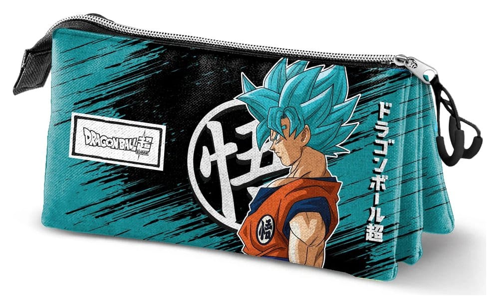 Astuccio triplo Dragon Ball Saiyajin blu