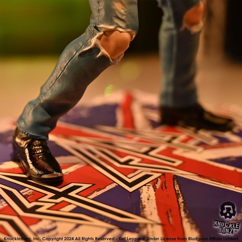 Estatua Def Leppard Rock Iconz Phil Collen 24 cm