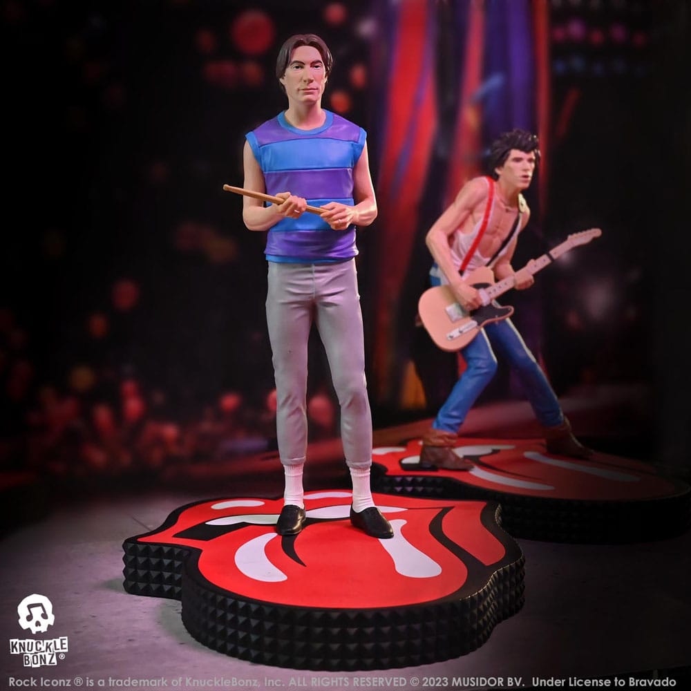 Rolling Stones Rock Iconz Statue Charlie Watts (Tattoo You Tour 1981) 22 cm