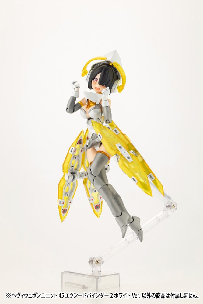 Kotobukiya M.S.G. Model komplet ACCESOORY SET JEDINICA Teško oružje 45 Prelazi Binder 2 White Ver.