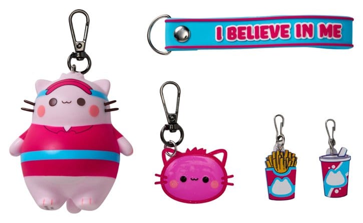 Pembe Nøgleringe Blind Box Bento Box Display 8 cm (8)