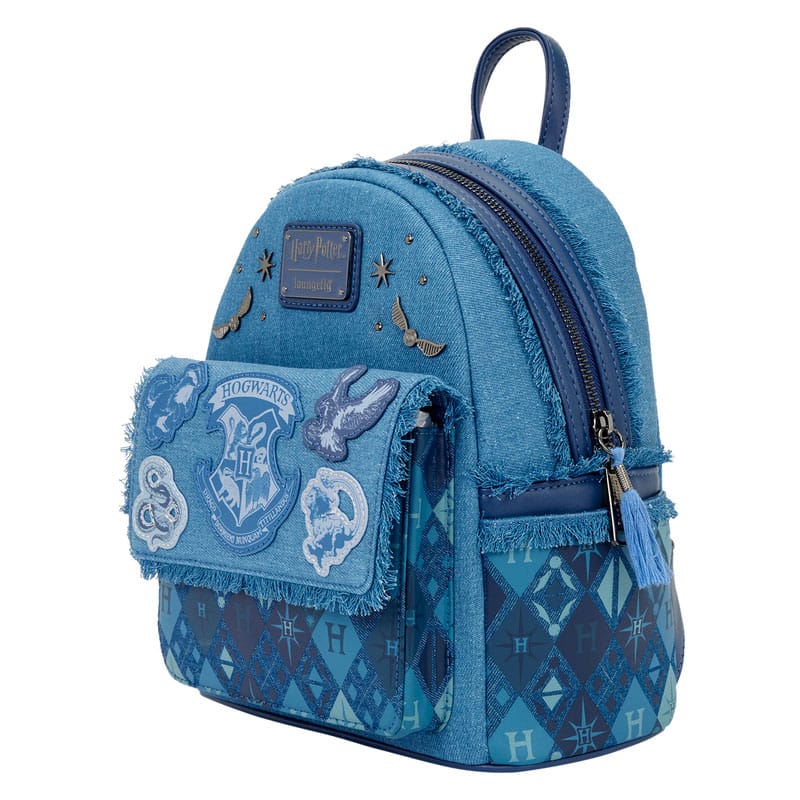 Warner Bros av Loungefly Mini ryggsäck denim Harry Potter