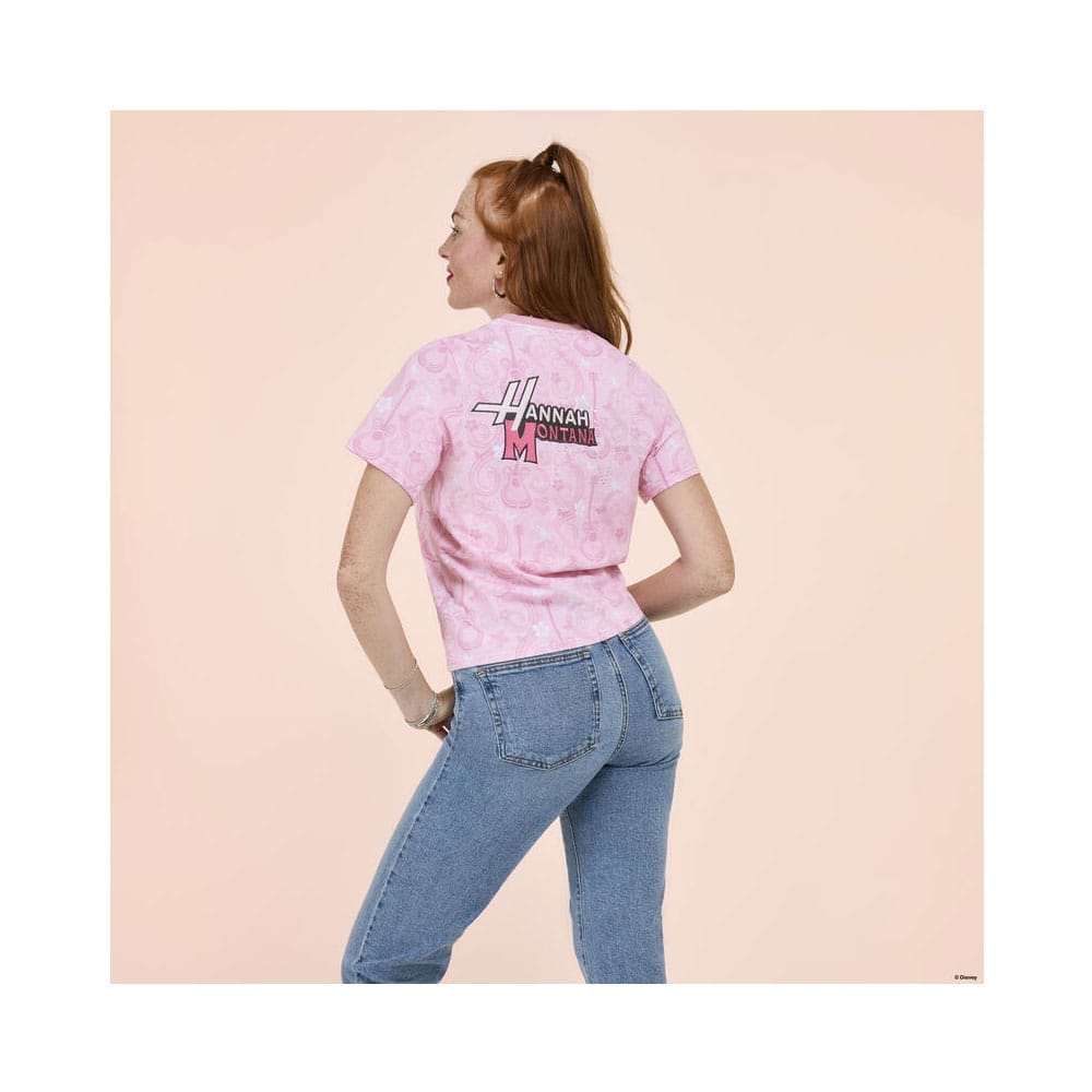 Disney by Loungefly Tee T-Shirt Unisexe Hannah Montana Ourlet froncé