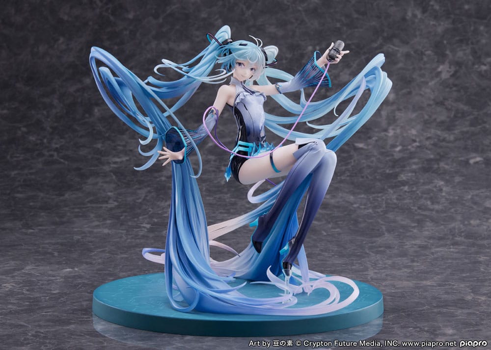 Hatsune Miku Pvc Statup 1/7 Techno-Magic ver. 25 cm