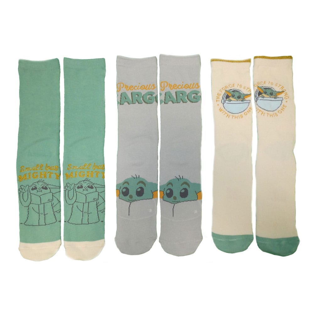 Star Wars The Mandalorian Socks 3-Pack Grogu S-M
