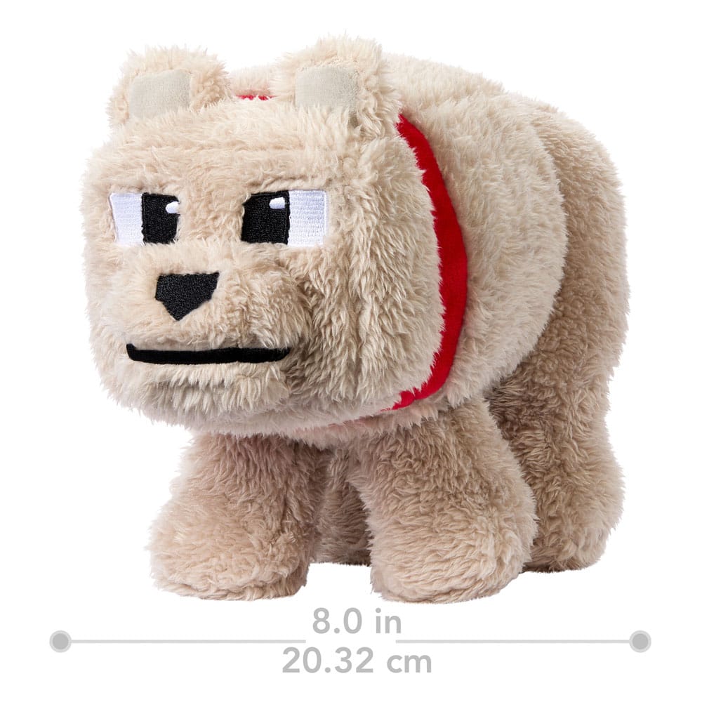 Bir Minecraft Film Peluş Figürü Dennis The Wolf 20 cm