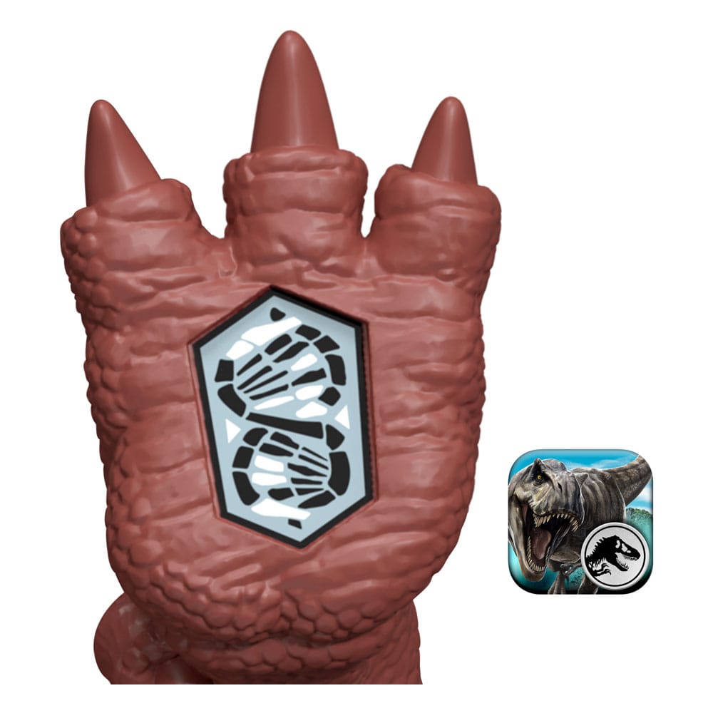Jurassic World Rebirth Action figure con suono selvaggio ruggito Aucasaurus 12 cm