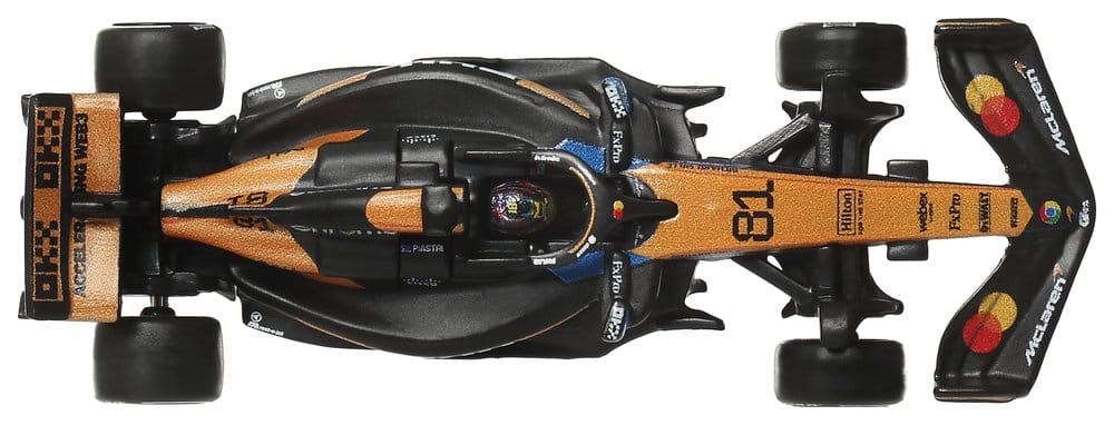 Véhicule moulé sous pression Premium Hot Wheels de Formule 1 1:64 Team McLaren : Pilote 1