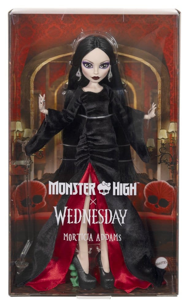 Monster High x Wednesday Sammlerpuppe Morticia Addams