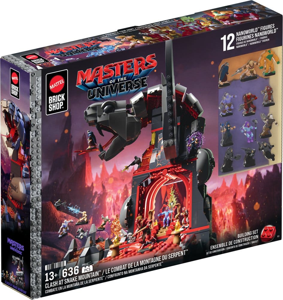 Les Maîtres de l'Univers Mattel Brick Shop Kit de construction Snake Mountain