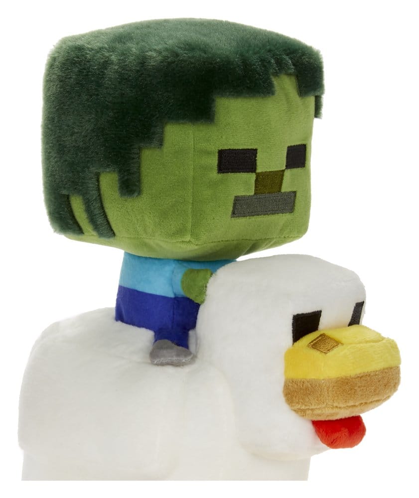 Minecraft Deluxe Plys Figur Kylling Jockey 20 cm