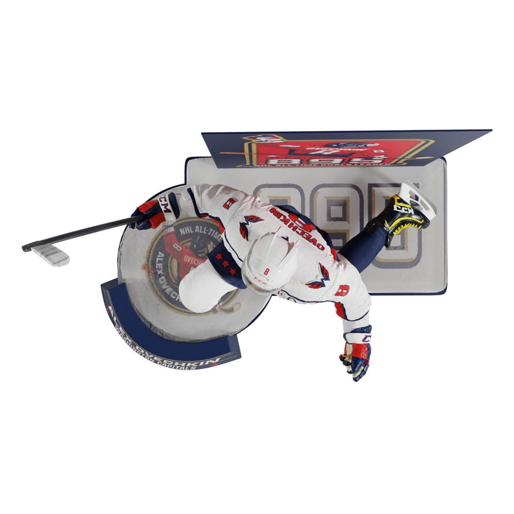 Estatua NHL Estatua 1/6 Alex Ovechkin Líder de goles de todos los tiempos 28 cm