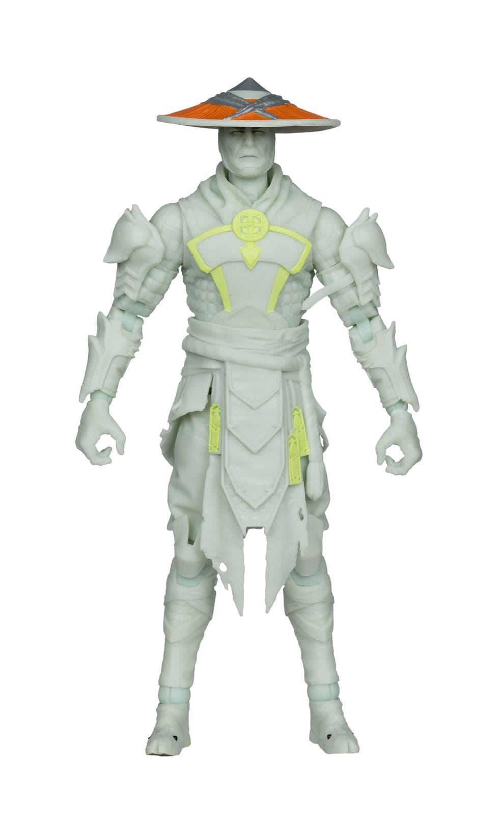 Mortale Kombat Action Figure Glow in the Dark Edition Raiden (etichetta d'oro) 18 cm