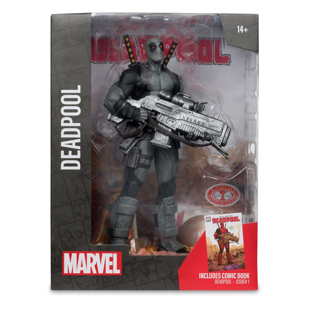Marvel Collection Pvc Statue 1/6 Deadpool (Deadpool #1) (Grey Suit Chase) 27 cm