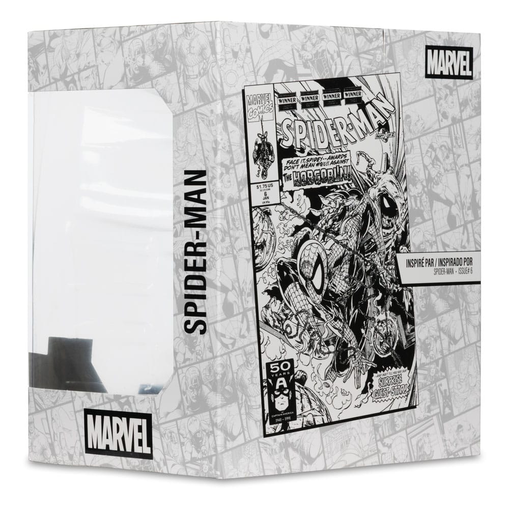 Marvel Collection PVC Statue 1/10 Spider-Man (Spider-Man #6) (Line Art) (Etiqueta de oro) 10 cm