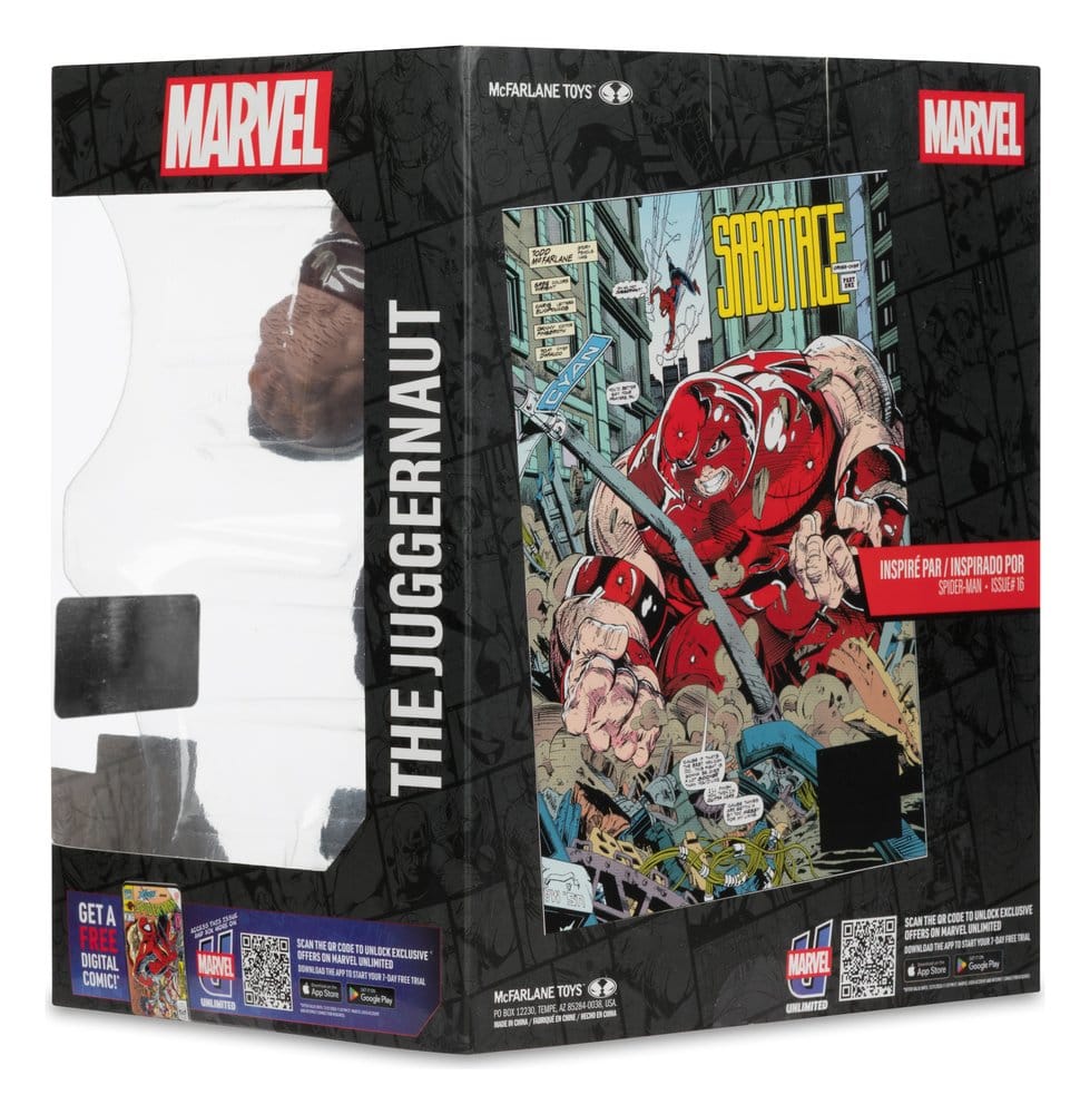 Marvel Collection PVC-staty 1/10 The Juggernaut (Spider-Man #16) Guldetikett 17 cm
