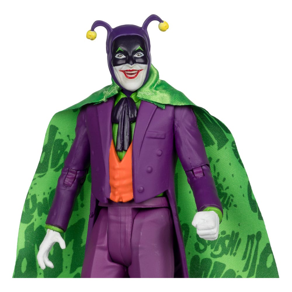DC Retro Action Figur med køretøj Batman 66 Batmobil med Joker (Gold Label)